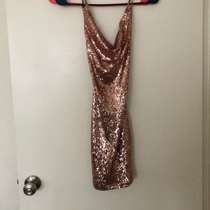 Pink sparkly dress